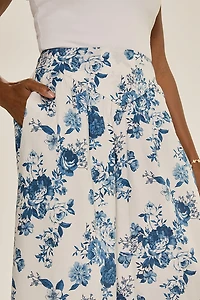 Annie Floral Midi Skirt