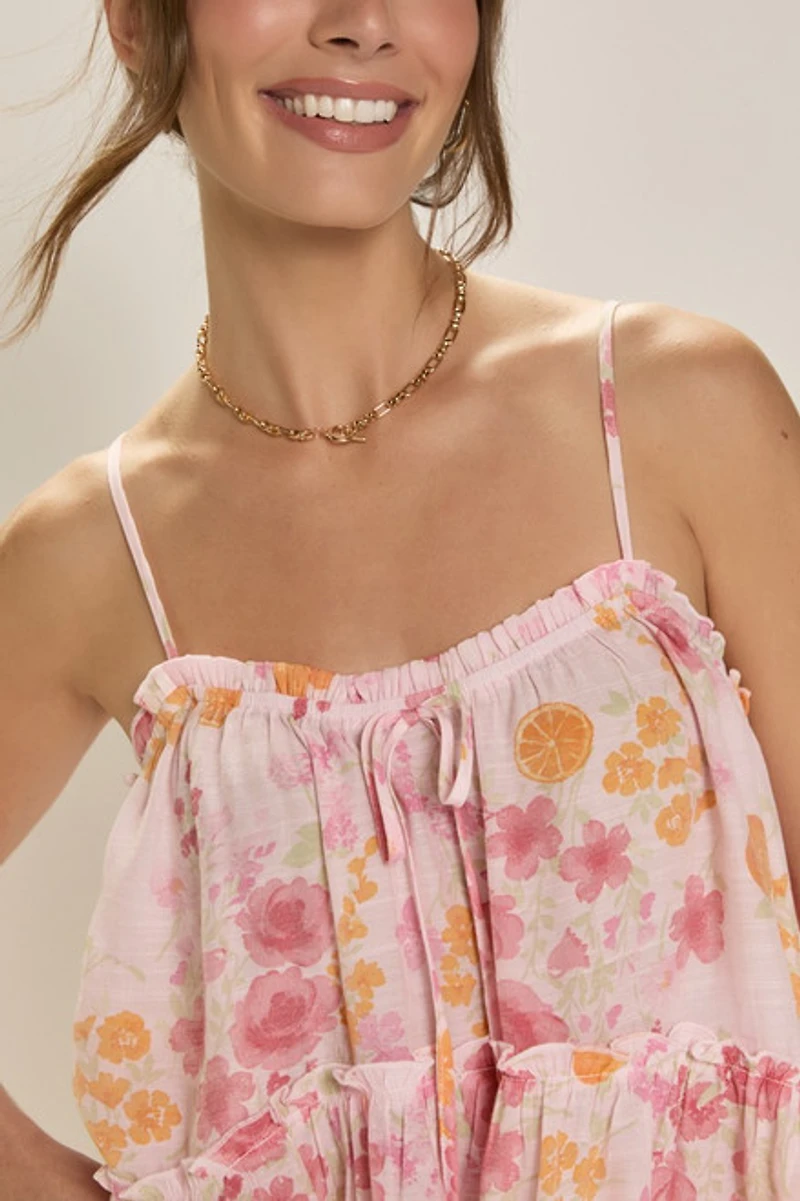 Lynda Floral Tank Top