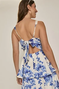 Clare Tiered Bow Back Maxi Dress
