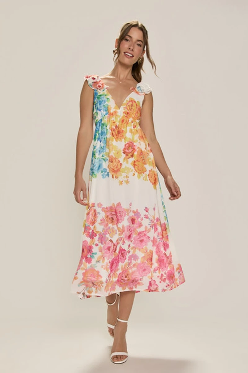 Melinda Floral Midi Dress