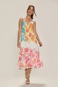 Melinda Floral Midi Dress
