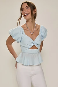 Rhonda Front Twist Blouse