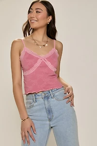 Mary Bow Print Cami