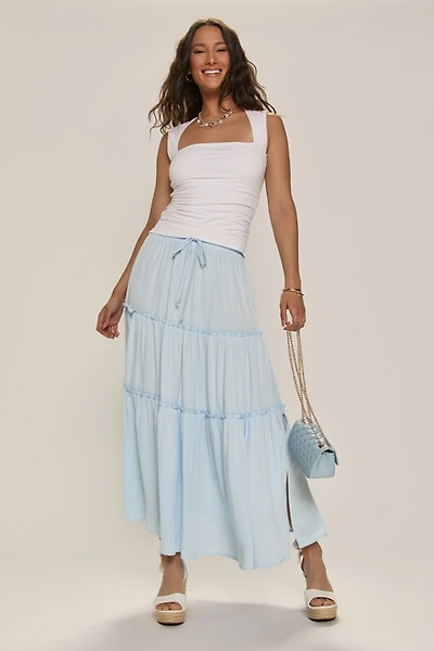 Sofia Ruffle Tiered Maxi Skirt