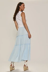 Sofia Ruffle Tiered Maxi Skirt