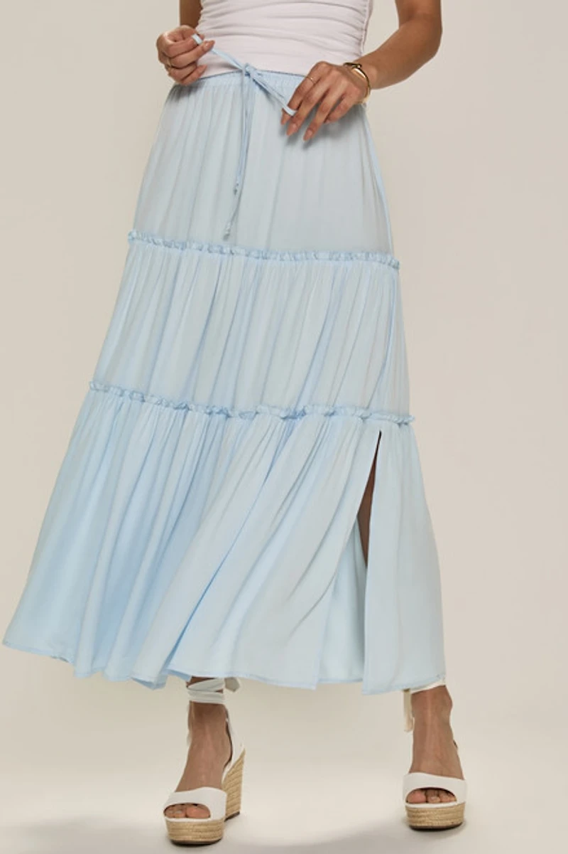 Sofia Ruffle Tiered Maxi Skirt