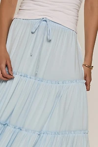 Sofia Ruffle Tiered Maxi Skirt