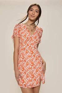Naomi V Neck Mini Dress