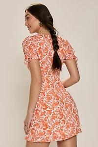 Naomi V Neck Mini Dress