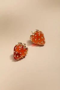 Gracie Strawberry Stud Earrings