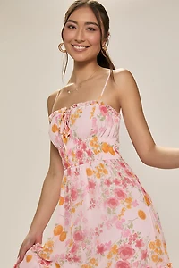 Aurora Ruffle Tiered Midi Dress