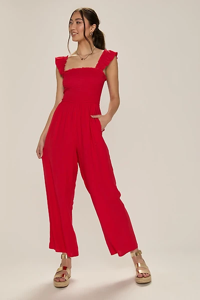 Jennifer Smocked Upper Jumpsuit