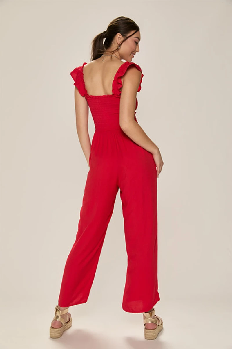 Jennifer Smocked Upper Jumpsuit