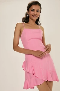 Gayle Bow Back Mini Dress