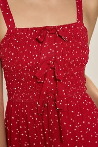 Lilly Star Print Mini Dress