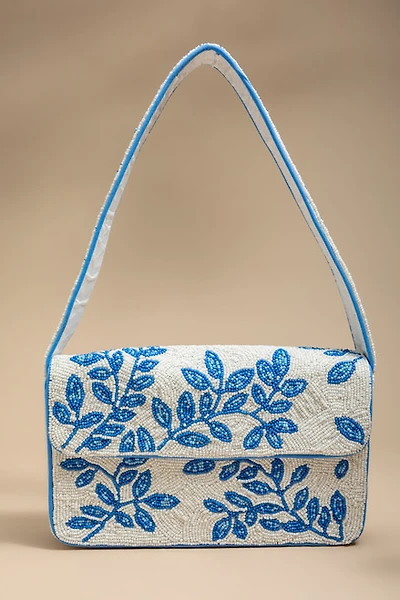 Stacy Floral Beaded Clutch Bag