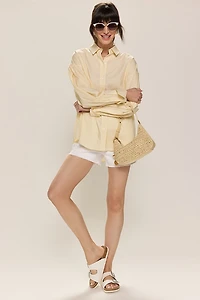 Denise Striped Button Down Top