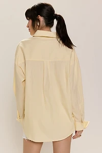 Denise Striped Button Down Top