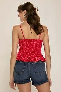 Beverly Polka Dot Sleeveless Top