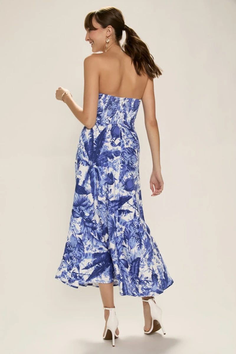 Miranda Front Twist Floral Maxi Dress