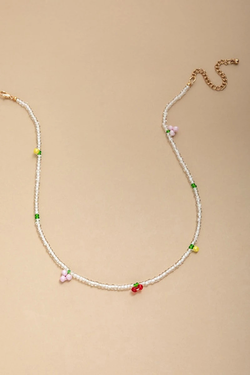 Jess Fruit Station Beaded Necklace