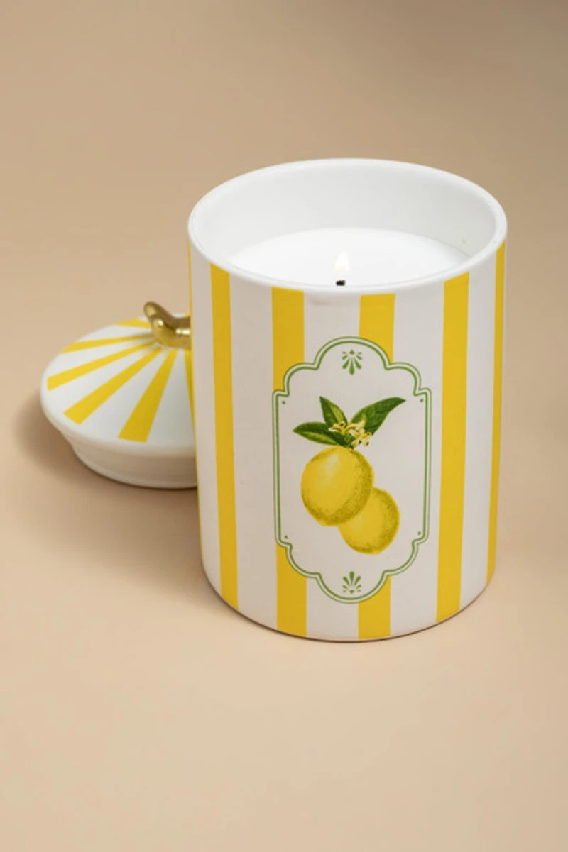 DW Home Fresh Lemon 14oz Scented Candle Jar