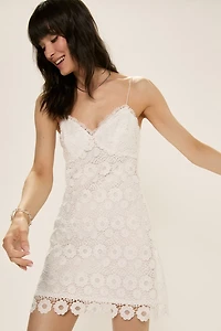 Mia Floral Lace Mini Dress
