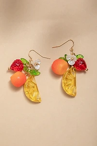 Lora Fruit Cluster Drop Earrings