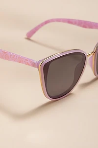 Misty Floral Cat Eye Sunglasses