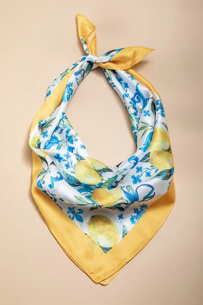 Bianca Lemon Print Scarf