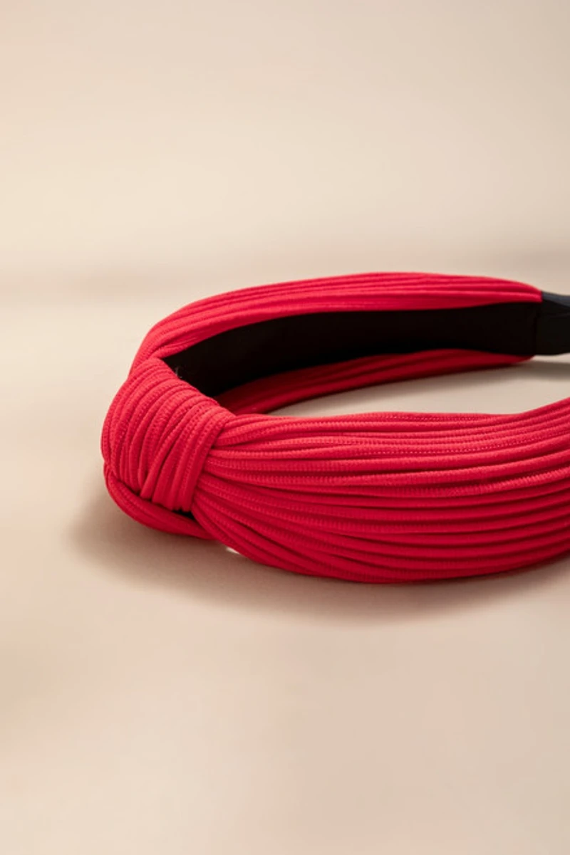 Kim Rib Knit Topknot Headband