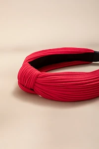 Kim Rib Knit Topknot Headband