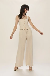 Tammi Wide Leg Linen Pants