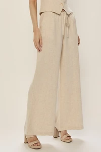 Tammi Wide Leg Linen Pants