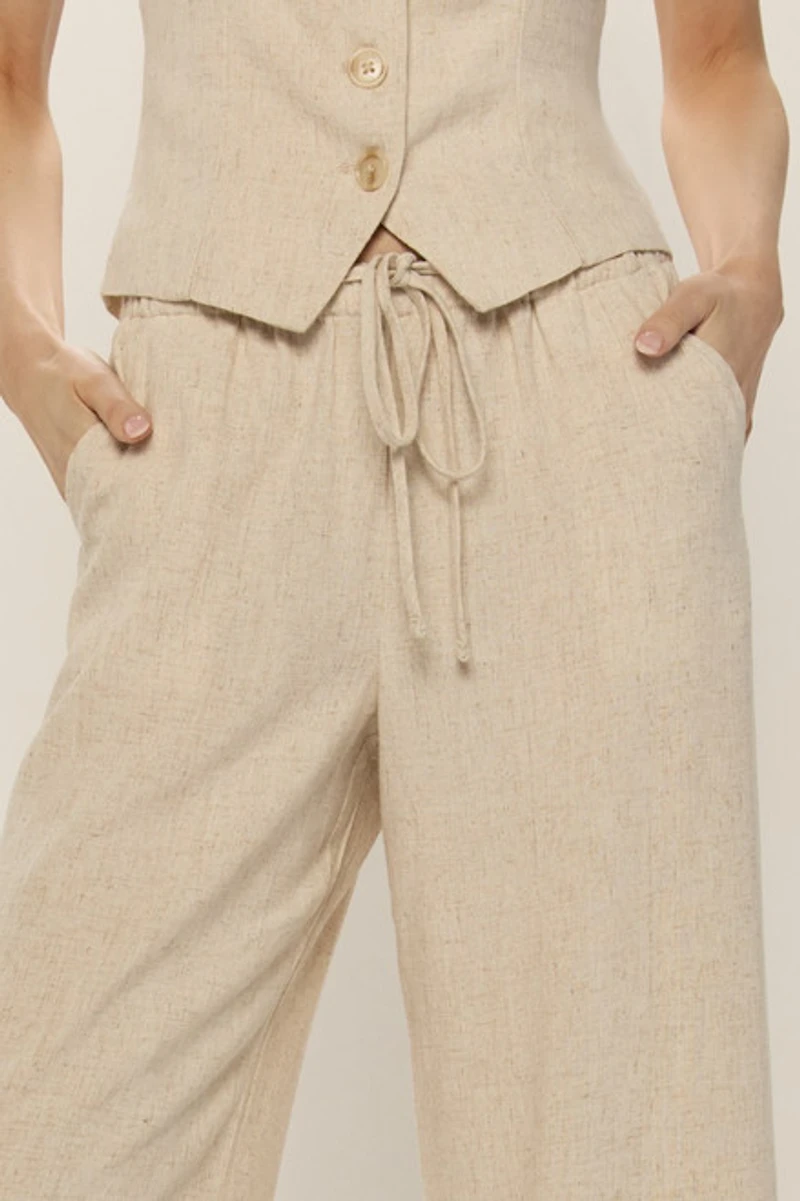 Tammi Wide Leg Linen Pants