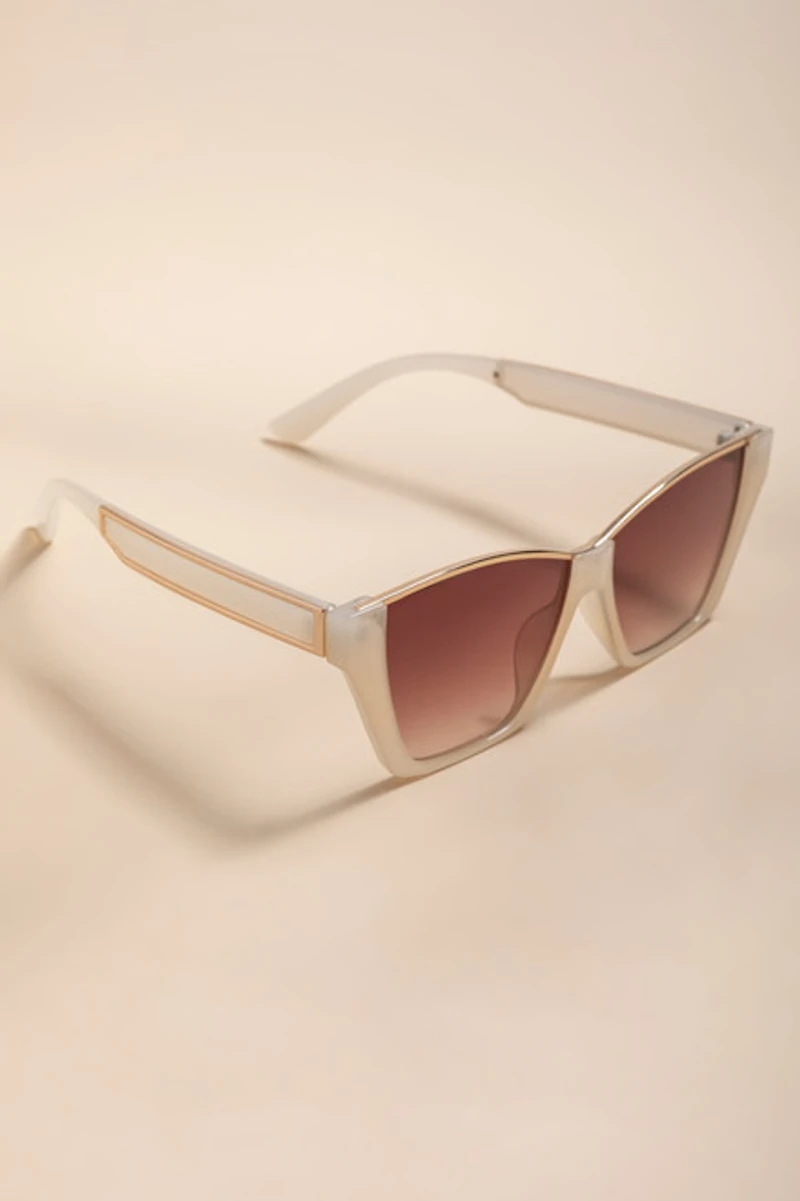 Eve Metal Top Cat Eye Sunglasses