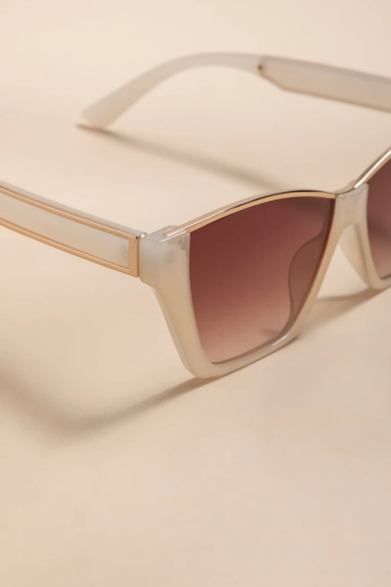 Eve Metal Top Cat Eye Sunglasses