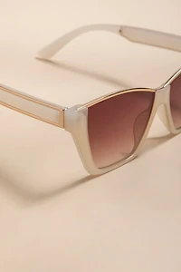 Eve Metal Top Cat Eye Sunglasses