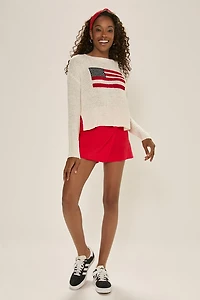 Jill American Flag Sweater