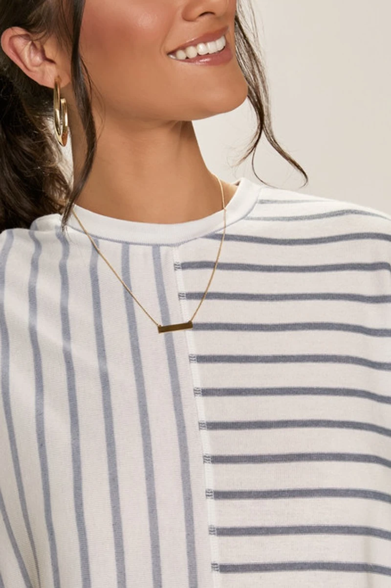 Mariana Mixed Striped Top