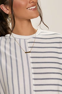 Mariana Mixed Striped Top