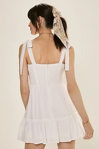 Lorraine Smocked Tiered Mini Dress