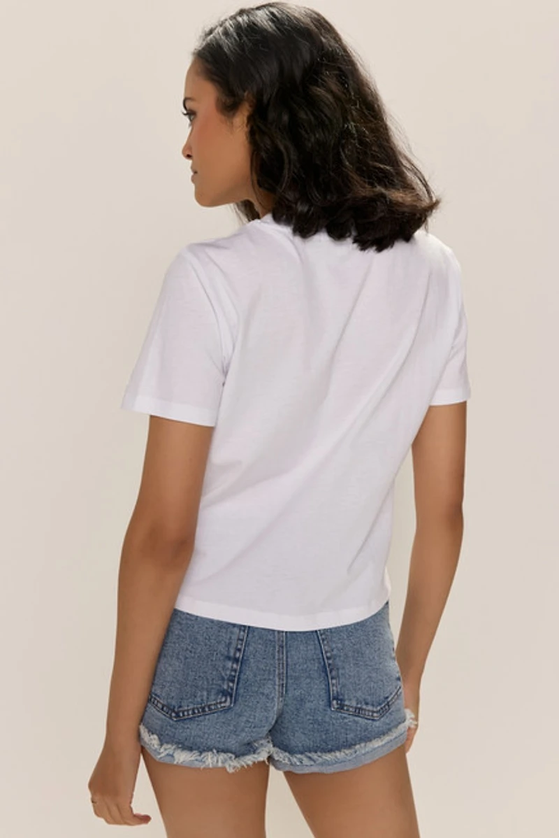 Cherry American Flag Bow Graphic Tee