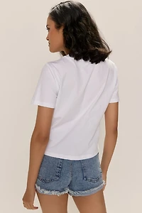 Cherry American Flag Bow Graphic Tee