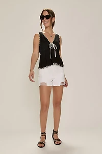 Hope Scalloped Hem Top