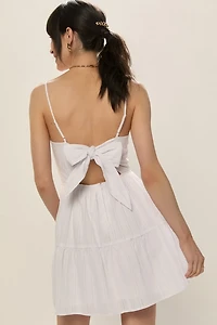 Lilly Bow Back Mini Dress