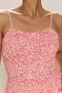 Silvia Floral Tiered Romper