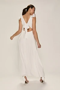 Kadence Ruffle Trim Maxi Dress