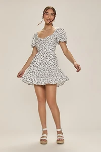 Liz Ditsy Floral Mini Dress
