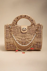 Alexis Cherry Chain Bag Charm
